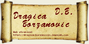 Dragica Borzanović vizit kartica